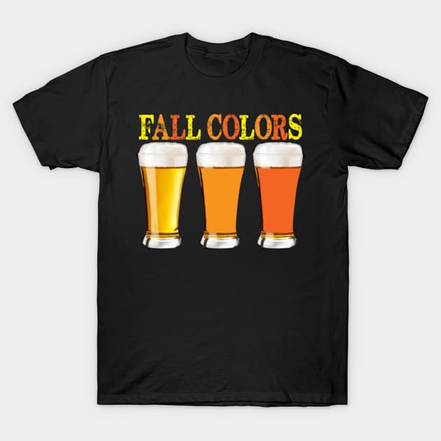 Otoberfest Fall Colors Drinking Team T-Shirt by Kardio